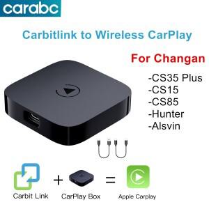 CARABC Carbitlink 무선 카플레이 안드로이드 자동 스마트 박스 Changan Hunter ALSVIN CS85 Plus