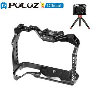 캐논호환 EOS R10/ R7/ 용 PULUZ 1/4 및 3/8 나사 구멍이있는 금속 카메라 케이지 안정기 조작 커버