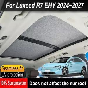 럭스이드 R7 EHY ~2027 차량용 선루프 단열 루프 바이저 자외선 차단 정전기 흡착 스카이 커튼 선쉐이드