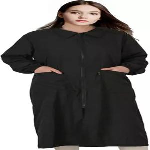 포켓이 있는 방수 반려동물 미용복 여성용 전문 이발사 재킷 남성용 정전기 방지 미용실복