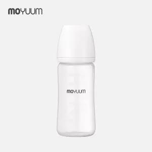 모윰 실리콘 코팅 노꼭지 유리젖병 240ml