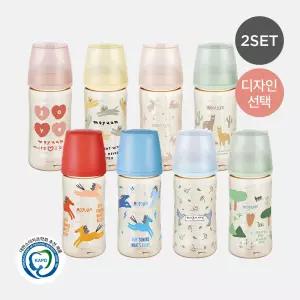 모윰 3세대 PPSU 올인원 젖병 270ml 2팩- 디자인선택