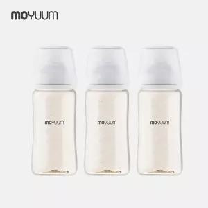 모브아 젖병 250ml 증정(유꼭지)모윰 3세대 PPSU 올인원 베이직 젖병 270ml 트리플팩