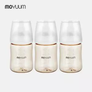 모브아 젖병 160ml 증정(유꼭지)모윰 3세대 PPSU 올인원 베이직 젖병 170ml 트리플팩