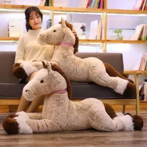 대형 인형 말인형-80cm 조랑말 인테리어 동물 쿠션 소품