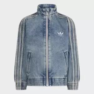 아디다스 ADIDAS 아디다스키즈 [adidas kids] (A110~A130) 파이어버드 루즈 데님 트랙 탑 (KQ8874) KQ8874