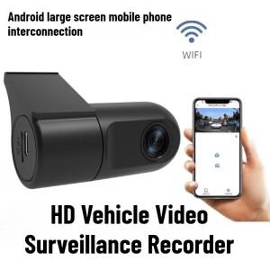 안드로이드 호환 대시캠 UHD 야간 투시 DVR WiFi USB 연결 차량 비디오 감시 녹화기