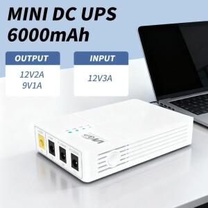다용량 WGP 휴대용 UPS 다전압 무정전 전원 백업 DC 5V/9V/12V/19V (와이파이 공유기, 모뎀, 광 ONU용)