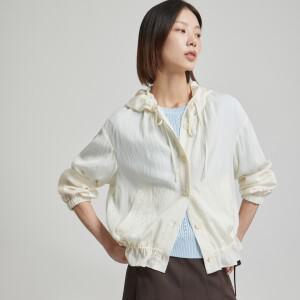 [AK분당점] [씨씨콜렉트] 밑단 스트링 배색블록 점퍼_C263MSJ002