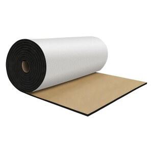 X AUTOHAUX 433mil 11mm 1.62sqft 자동차 사운드 차음 매트 알루미늄 호일 폼 열 차폐 소재 후드 보트 엔진 커버용 범용 19.69