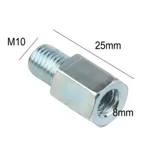오토바이 스쿠터 미러 어댑터 8mm 암컷 수컷 시계 방향 나사 2 개