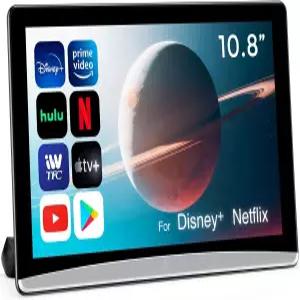 10.8인치 Android Car TV 뒷좌석 헤드레스트 모니터 휴대용 후방 엔터테인먼트 시스템 지원 휴대폰 무선