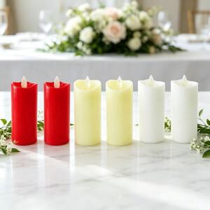 2/4/7pcs 스윙하는 불꽃 전자 캔들 조명, 따뜻한 빛, 결혼식 연회, 크리스마스 할로윈 휴일 데스크탑 홈