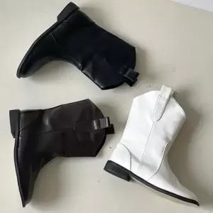 로우힐 롱구두 발목부츠 여성구두 가을 부츠힐 부츠