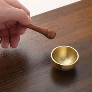 소리맑은 싱잉볼 미니 황동 요가 명상종 DD-13475명상볼 불교선물 불교장식품