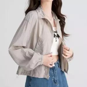가을 크롭 봄 바람막이 데일리 운동복 점퍼 아우터 간절기 캠핑복 경량 점퍼 가벼운 루즈핏 여성 윈드브레