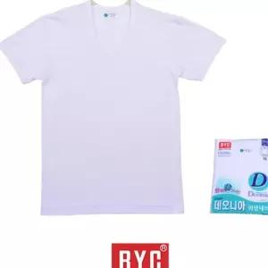 BYC 데오니아 가공 남성 백색 반팔 런닝-110 러닝 빅사이즈속옷 r-363E2