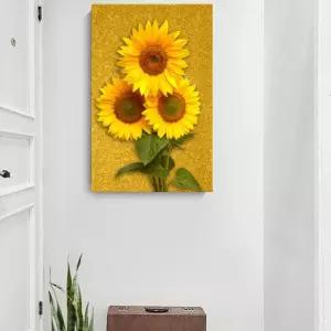 해바라기 액자 리치40X60 돈들어오는 현관 캔버스액자 r-017CC