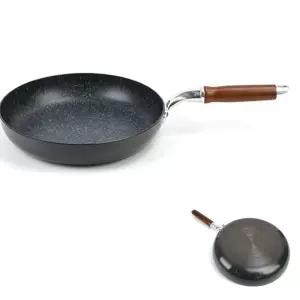 업소용 우드손잡이 경질 후라이팬 32cm 일반프라이팬 a-WBB73CC