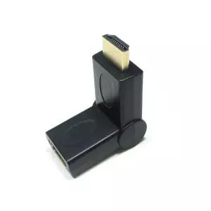 HDMI(F) to HDMI(M) 회전젠더 PC 커넥터 AV 연결 변환
