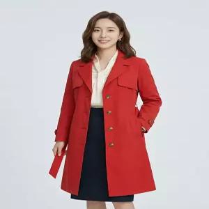 [조이너스][조이너스]누빔 미디 트렌치 코트-JS23CH9002309A