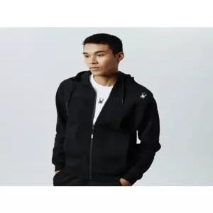 스파이더 SPYDER 공용 베이직 셋업 후드 집업 SPIFCNFT302UBLK