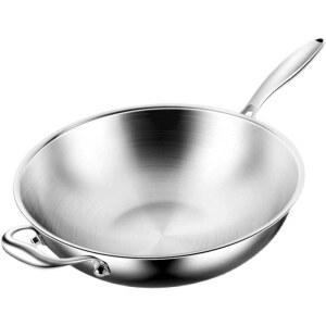 스텐 웍 대용량 냄비 반영구사용 웍팬 대형 위생적인 프라이팬
