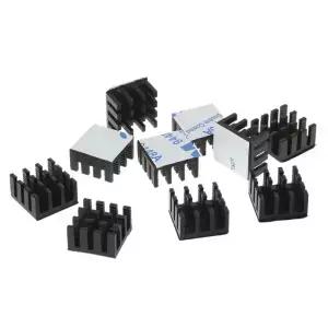 컴퓨터 쿨러 라디에이터 알루미늄 방열판 전기 칩 방열 냉각 패드용 10 개 14x14x8mm