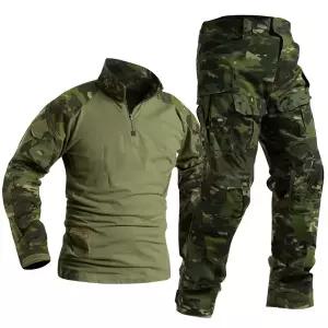 밀리터리 야전 상의 하의 세트 군북 전술 유니폼 남자 립 스톱 카모 의류 G3 정장 Airsoft Paintball Multi