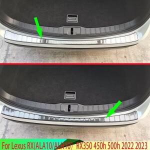 For Lexus RX(ALA10ALH10 RX350 450h 2022 Stainless Steel Rear Bumper Protection Window Sill Outside