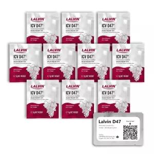 Lalvin D47 와인 효모 (10팩)