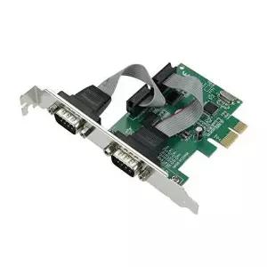 [COMS]PCI Express 카드 RS232 2포트 PCIe x1 DB9 시리얼-WD59943