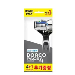도루코 페이스 4 일회용 면도기 5개 (4+1p)