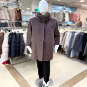 [조이너스]조이너스_노원점 폭스퍼 모직 하프 코트 JAEW1WCH320