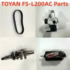 TOYAN FS-L200AC 트윈 실린더 엔진 모델 부품(기화기/모터/시동 벨트/열 차폐/크랭크 로드/시동 하네스)