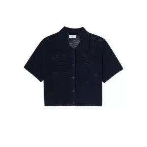 [라코스테]여성 크로셰 반팔 가디건 AF301E 56G 166 6239230