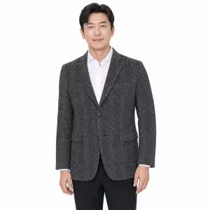 [파파브로] 남성 모직 그레이 텍스처 클래식 콤비자켓 DS-COW-102