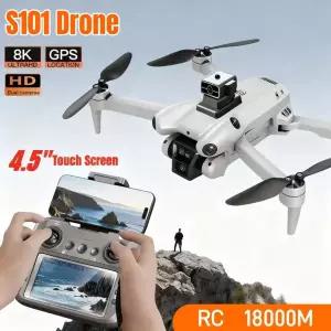 신형 S101 드론 8K 듀얼 카메라 전문가용 5G WiFi 120    광각 ESC UAV 화면 장착 장애물 회피 쿼드콥터 20