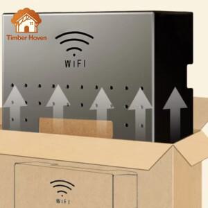탄소강 거실 WiFi 라우터 수납함 셋톱박스 정리함 홈 모뎀 및 전원 소켓 커버 멀티미디어