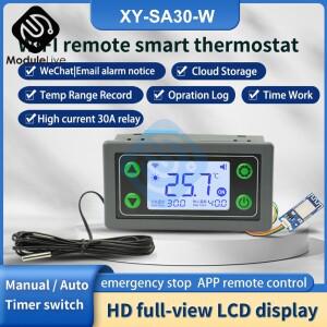 인큐베이터용 LED 디지털 온도조절기  와이파이 원격 온도 컨트롤러  릴레이  가열 냉각  AC 110V  ST30