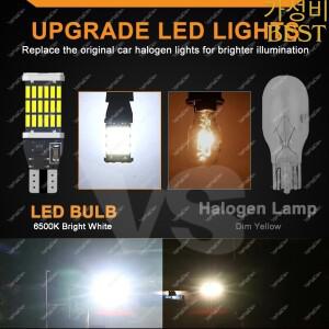 2/4/8 PCS CANBUS 921 T15 W16W LED 전구 12V 4014-45SMD 6500K 흰색 슈퍼 밝은 자동차 꼬리 역방향 주차