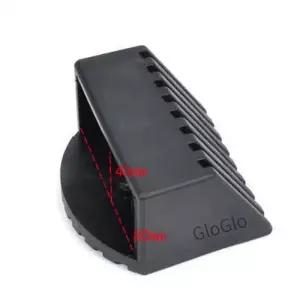2x 엔드 캡 미끄럼 방지 피트니스 장비 스포츠 슬리브 사무실 아파트 용 경량 튜브 커버 부품 교체