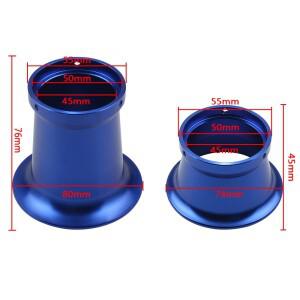 오토바이 기화기 인터페이스 에어 필터 컵 혼 윈드 50mm Keihi PWK KOSO OKO PE 21 24 26 28 Moto ATV