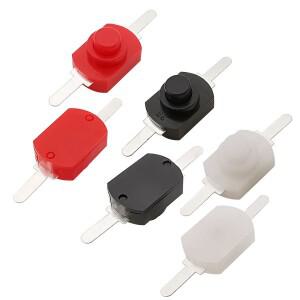 5-50Pcs DC 30V 1A 1208YD 미니 소형 푸시 버튼 스위치 전기 토치 손전등 자동 잠금 래칭 On Off 마이크로