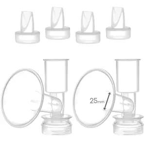 Ameda Purely Yours Ultra Breastpump용 Maymom 교체 플랜지 키트 아메다 표준 호환 25mm 덕빌 포함 제조