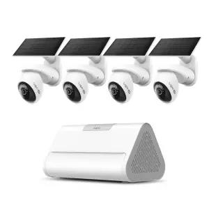 (정품) 실외 태양광 카메라(Tapo C660 Kit) + 허브(Tapo H500) Set 충전 회전형 무선 카메라 CCTV