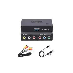 Anber-Tech VHS VCR RCA to Digital Converter AV YPBPR 컴포넌트-USB 비디오 캡처