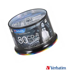 버바팀 Verbatim 700MB 80분 50장 음악 공CD 오디오용