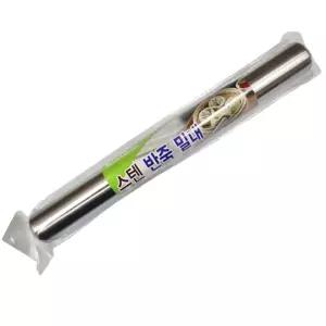 (30CM) 스텐 밀대/반죽/칼국수/제빵/베이킹/막대기/요리/국수/만두/도구/조리/홈베이킹/다용도/주방/만두피