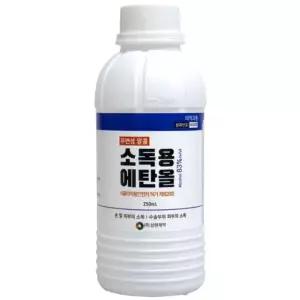 삼현 소독용 에탄올 250ml 10개 알콜 알코올 청소 살균